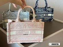 Load image into Gallery viewer, DR424 Mini Dior Book Tote / 8.5 x 5 x 3 inches