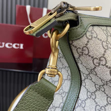 Load image into Gallery viewer, GC743 Gucci Savoy Medium Duffle Bag / 18.8"W x 11"H x 7"D / HIGHEST QUALITY VERSION