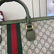 Load image into Gallery viewer, GC743 Gucci Savoy Medium Duffle Bag / 18.8"W x 11"H x 7"D / HIGHEST QUALITY VERSION