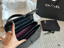 Load image into Gallery viewer, CC1002 Flap Bag with Top Handle / 6.6 × 9.8 × 4.7 in