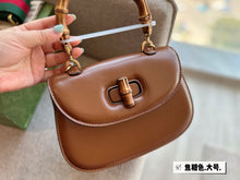 Load image into Gallery viewer, GC569 Gucci Bamboo 1947 Small Top Handle Bag / 8.3"W x 6"H x 2.75"D