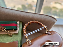 Load image into Gallery viewer, GC569 Gucci Bamboo 1947 Small Top Handle Bag / 8.3"W x 6"H x 2.75"D