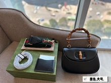 Load image into Gallery viewer, GC570 Gucci Bamboo 1947 Small Top Handle Bag / 8.3"W x 6"H x 2.75"D
