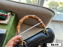 Load image into Gallery viewer, GC570 Gucci Bamboo 1947 Small Top Handle Bag / 8.3"W x 6"H x 2.75"D