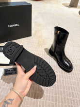 Load image into Gallery viewer, SE1774 Chanel Ankle Boots / Oiled Calfskin / 4cm Heel / Sizes 5-11