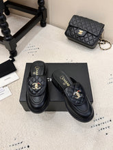 Load image into Gallery viewer, SE1777 Chanel Backpack-Buckle Loafers Mules / Sizes 4–11