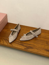 Load image into Gallery viewer, SE1778 Miu Miu Pointed-Toe Pumps · SS26 / Suede Upper / Rubber Sole / Sizes 5–10