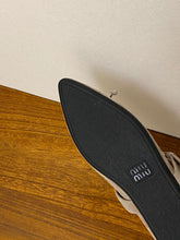 Load image into Gallery viewer, SE1778 Miu Miu Pointed-Toe Pumps · SS26 / Suede Upper / Rubber Sole / Sizes 5–10