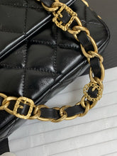 Load image into Gallery viewer, CC1005 Large Flap Hobo Bag / HIGHEST QUALITY VERSION / 15x7.1x1.5inch