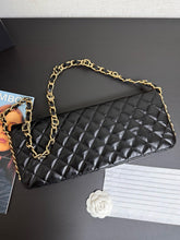 Load image into Gallery viewer, CC1005 Large Flap Hobo Bag / HIGHEST QUALITY VERSION / 15x7.1x1.5inch