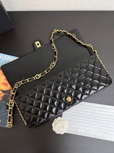 Load image into Gallery viewer, CC1005 Large Flap Hobo Bag / HIGHEST QUALITY VERSION / 15x7.1x1.5inch