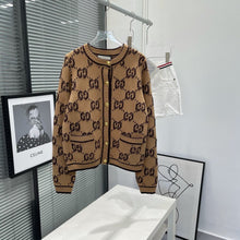 Load image into Gallery viewer, CLTH303 Chunky Wool Bicolor Cardigan / Size:S/M/L
