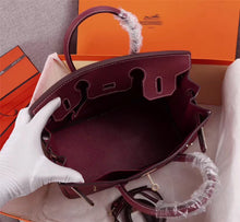 Load image into Gallery viewer, HM020 Birkin25(9.8x7.9x4.7inch) Birkin30(11.8x9.1x5.9inch) Birkin35(13.9x11.4x7.9inch)