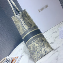 Load image into Gallery viewer, DR079 Book Tote Bag / HIGHEST QUALITY VERSION S:14.4x11x6.9inch/ L:16.3x13.8x7.1inch
