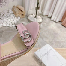 Load image into Gallery viewer, SE495 Size 5-10 Heels:8cm Material: Sheep skin Sole: Rubber leather