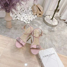 Load image into Gallery viewer, SE495 Size 5-10 Heels:8cm Material: Sheep skin Sole: Rubber leather
