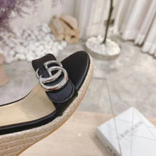 Load image into Gallery viewer, SE496 Size 5-10 Heels:8cm Material: Sheep skin Sole: Rubber leather