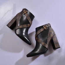 Load image into Gallery viewer, SE537 Size5-11 Heels:9.5cm Material: Cowhide Lining: Sheep skin
