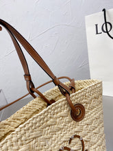 Load image into Gallery viewer, LWE021 Small Anagram Basket bag / 11x9.5inch