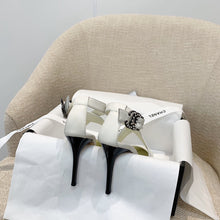 Load image into Gallery viewer, SE614 Size 5-8 Heels:7.5cm Material: Sheep skin Lining: Sheep skin Sole: Italian leather