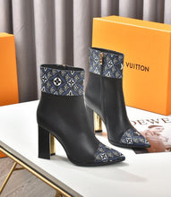 Load image into Gallery viewer, SE645 Size 4-11 Heels:9.5cm Material: Cowhide Lining: Sheep skin Sole: Rubber