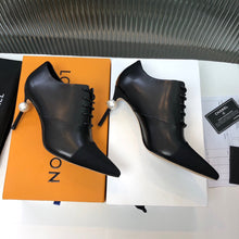 Load image into Gallery viewer, SE739 Size 4-10 Heels:8.5cm Material: Cowhide Lining: Sheep skin Sole: Italian leather