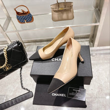 Load image into Gallery viewer, SE790 Size5-10 Heels:7.5cm Material: Cowhide Lining: Sheep skin Sole: Italian leather