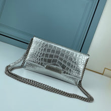 Load image into Gallery viewer, BCG030 BCG Triplet Wallet With Chain Crocodile Embossed / 8.3x3.1x4.9inch