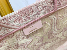 Load image into Gallery viewer, DR036 Large Book Tote Bag / HIGHEST QUALITY VERSION / S:14.4x11x6.9inch L:16.3x13.8x7.1inch