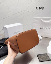 Load image into Gallery viewer, CL095 SMALL BUCKET CUIR TRIOMPHE (Gift with Card Holder)