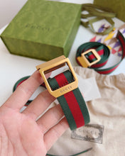 Load image into Gallery viewer, BL191 GC Web Belt with Rectangular Buckle