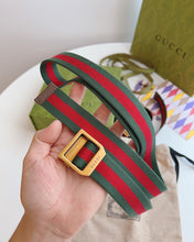 Load image into Gallery viewer, BL191 GC Web Belt with Rectangular Buckle
