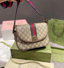 Load image into Gallery viewer, GC442 Ophidia mini GG shoulder bag / 9"W x 6.7"H x 2.7"D