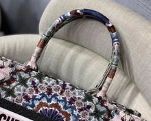 Load image into Gallery viewer, DR028 Book Tote Bag / HIGHEST QUALITY VERSION / S:14.4x11x6.9inch L:16.3x13.8x7.1inch