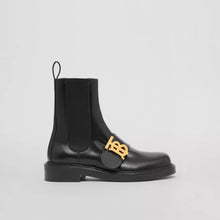 Load image into Gallery viewer, SE967 Burberry Monogram Motif Leather Chelsea Boots / Size5-10