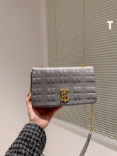 Load image into Gallery viewer, BUR106 Sequinned Quilted Leather Small Lola Bag