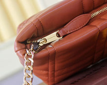 Load image into Gallery viewer, BUR096 Small Quilted Lambskin Soft Lola Bag / 27.5 x 11 x 12cm/10.8 x 4.3 x 4.7in