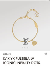 Load image into Gallery viewer, JW702 LV x YK LV Iconic Infinity Dots Bracelet