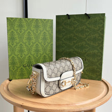 Load image into Gallery viewer, GC509 Horsebit 1955 Small Shoulder Bag / 9.4"W x5.1"H x 2.2"D