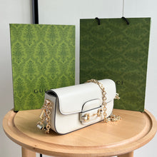 Load image into Gallery viewer, GC512 Horsebit 1955 Small Shoulder Bag / 9.4"W x5.1"H x 2.2"D