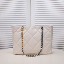 Load image into Gallery viewer, CC604 Sheepskin Leather Shoulder Bag / 14.2x10.6x3.3inch