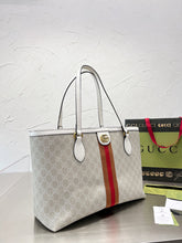 Load image into Gallery viewer, GC479 Ophidia GG Medium Tote / 15"W x 11"H x 5.5"D