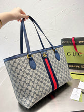 Load image into Gallery viewer, GC479 Ophidia GG Medium Tote / 15"W x 11"H x 5.5"D