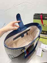 Load image into Gallery viewer, GC479 Ophidia GG Medium Tote / 15"W x 11"H x 5.5"D