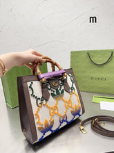 Load image into Gallery viewer, GC482 adidas x Gucci Diana Small Tote Bag / 10.6x9.4x4.3inch