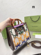 Load image into Gallery viewer, GC482 adidas x Gucci Diana Small Tote Bag / 10.6x9.4x4.3inch