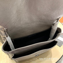 Load image into Gallery viewer, YSK197 Niki medium chain bag in crinkled vintage leather / HIGHEST QUALITY VERSION /11 x 7.8 x 3.3 INCHES