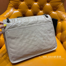 Load image into Gallery viewer, YSK196 Niki medium chain bag in crinkled vintage leather / HIGHEST QUALITY VERSION /11 x 7.8 x 3.3 INCHES