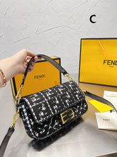 Load image into Gallery viewer, FF141 Fabric Baguette Bag / 10.2x5.5x1.56inch