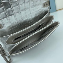 Load image into Gallery viewer, BCG029 BCG Triplet Wallet With Chain Crocodile Embossed / 8.3x3.1x4.9inch